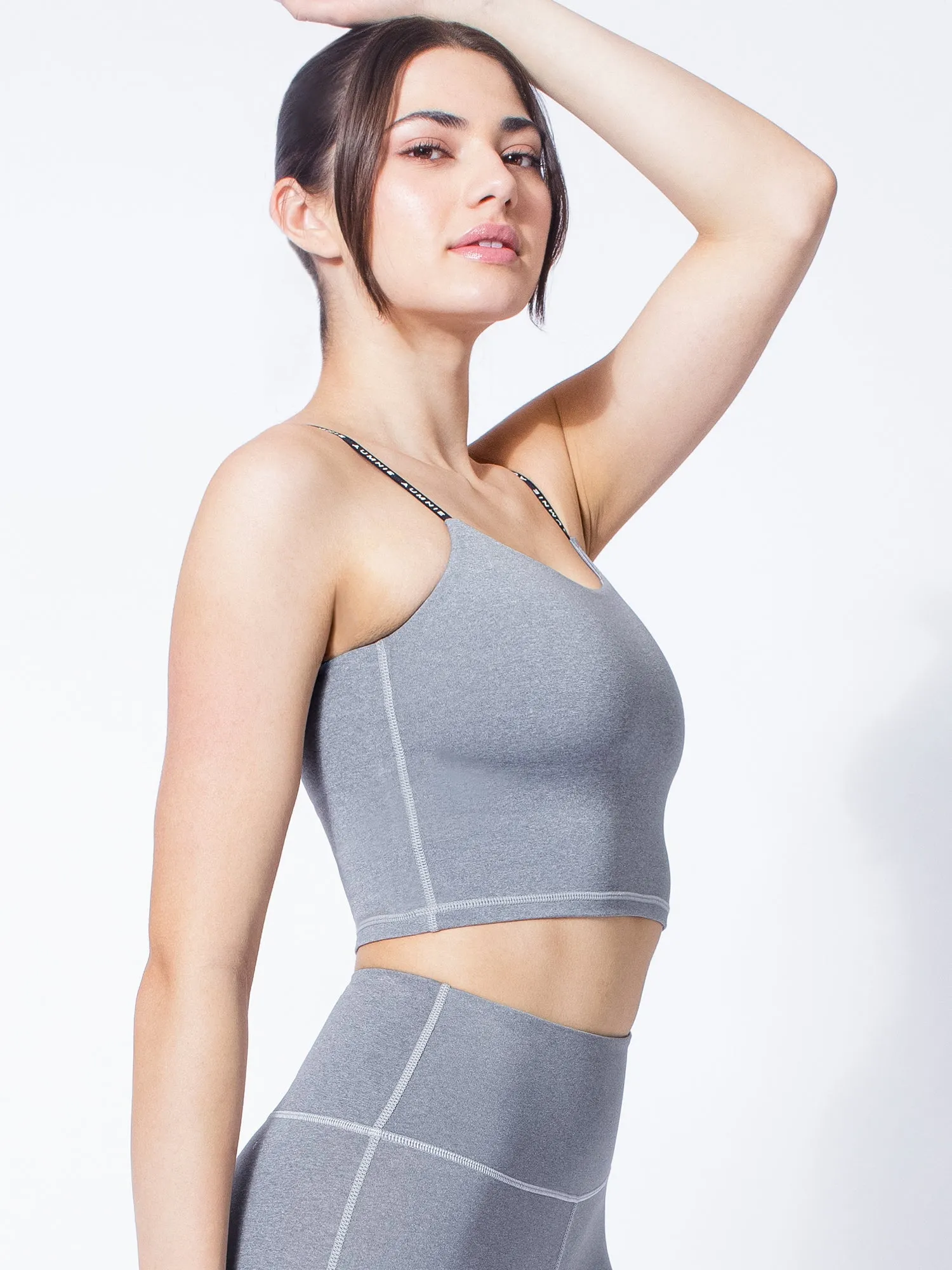 CT LOGO TANK, LIGHT HEATHER GREY
