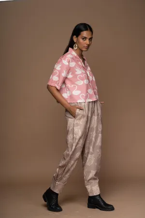 Cuffed Charm Pants in Night Time Pattern