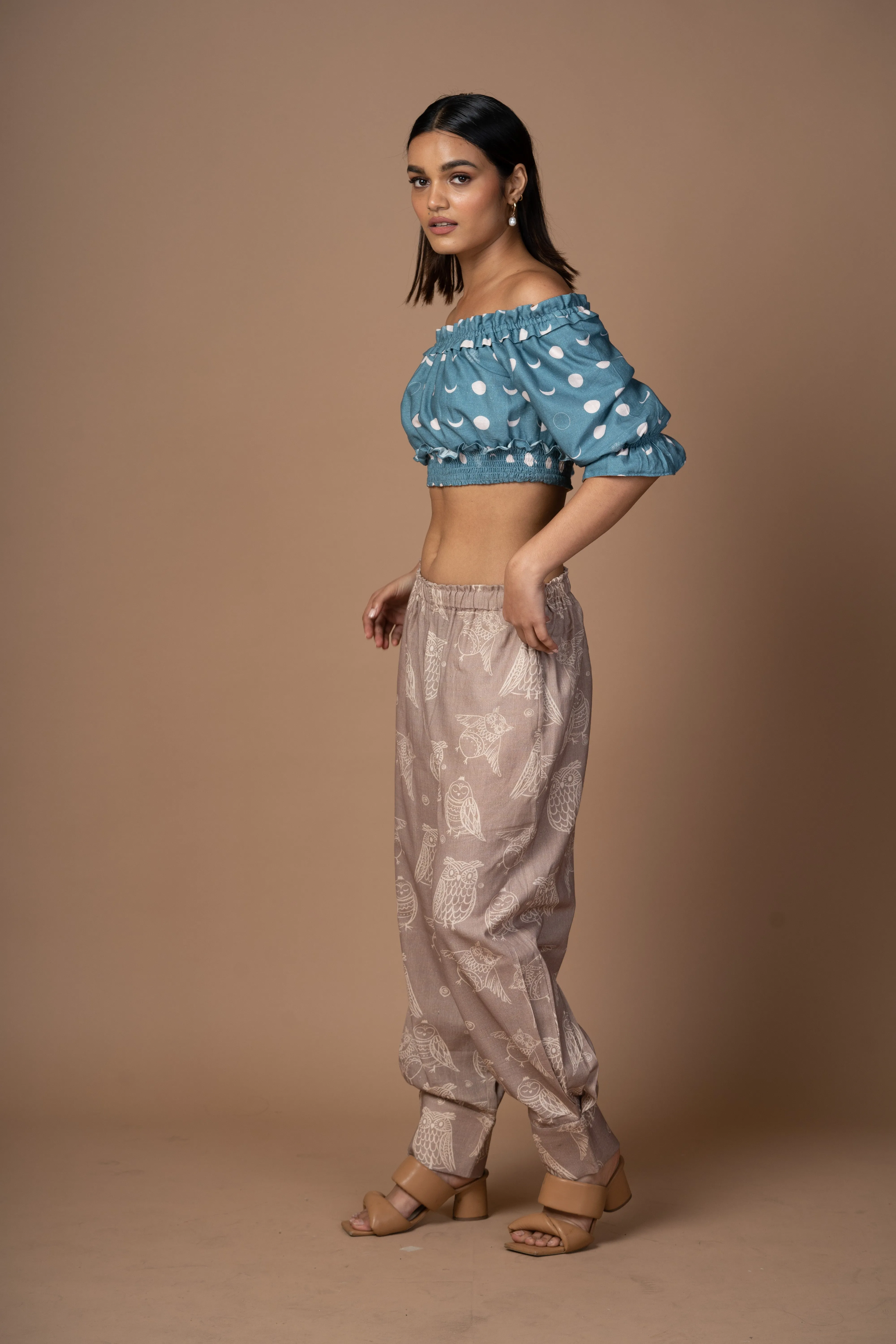 Cuffed Charm Pants in Night Time Pattern