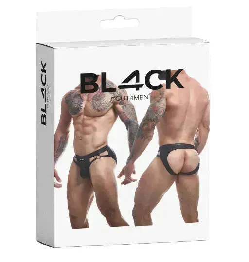 CUT FOR MEN DUNGEON JOCKSTRAP XLARGE BLACK