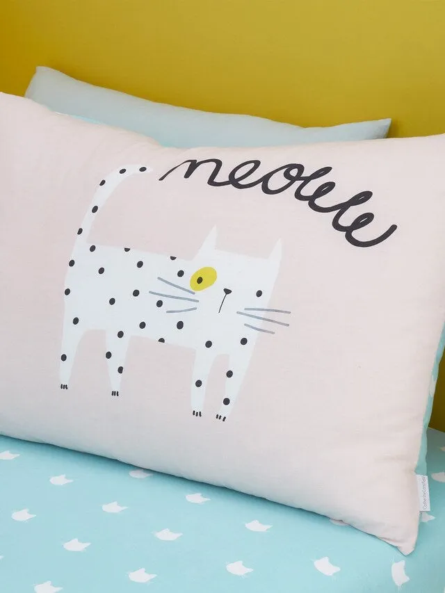 Cute Cats Duvet Cover Set | Pink