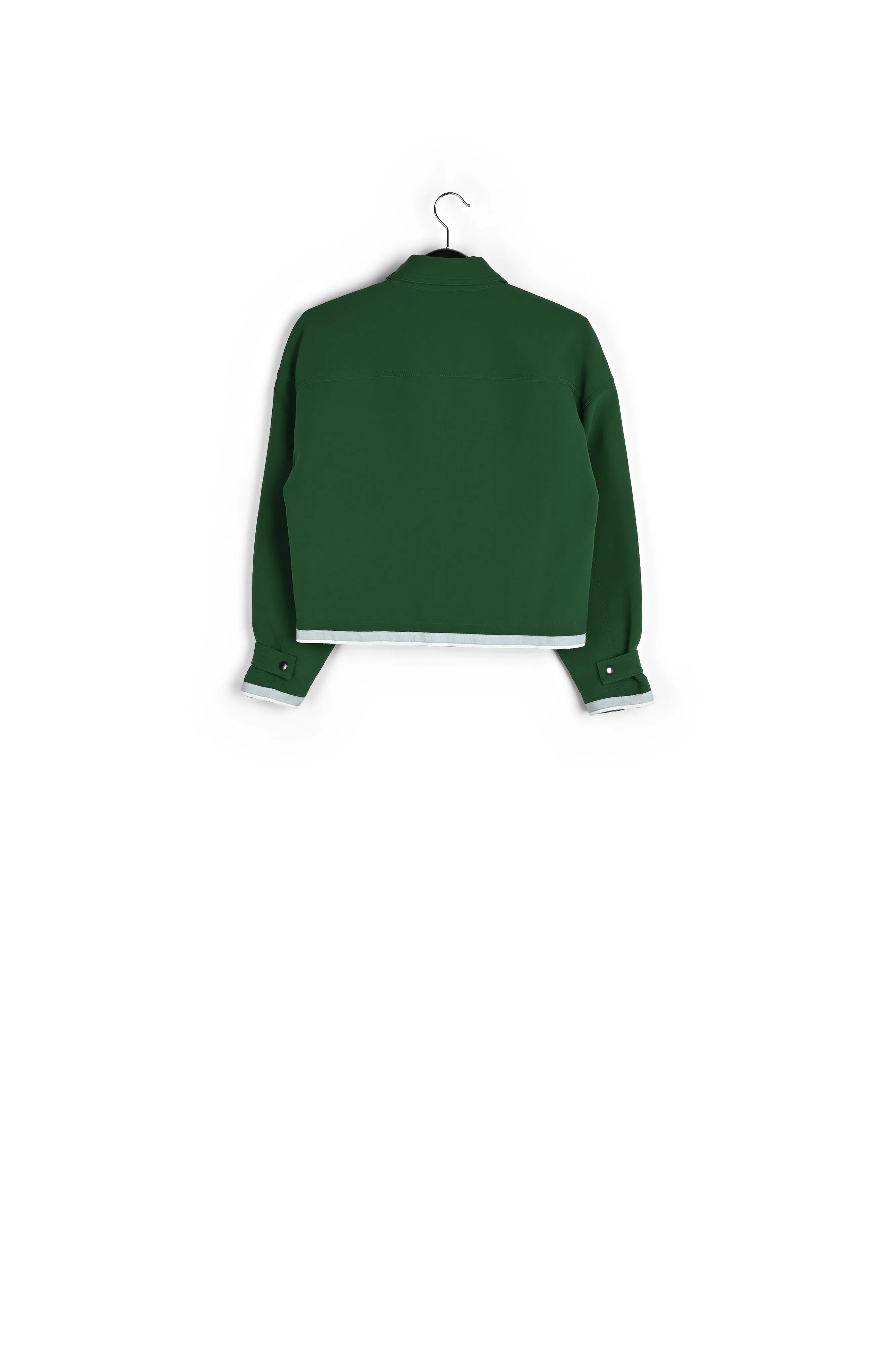 Dark green utility-inspired jacket
