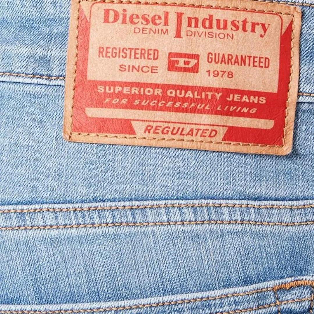 Diesel Mens D-Yennox 09F77 Jeans Blue