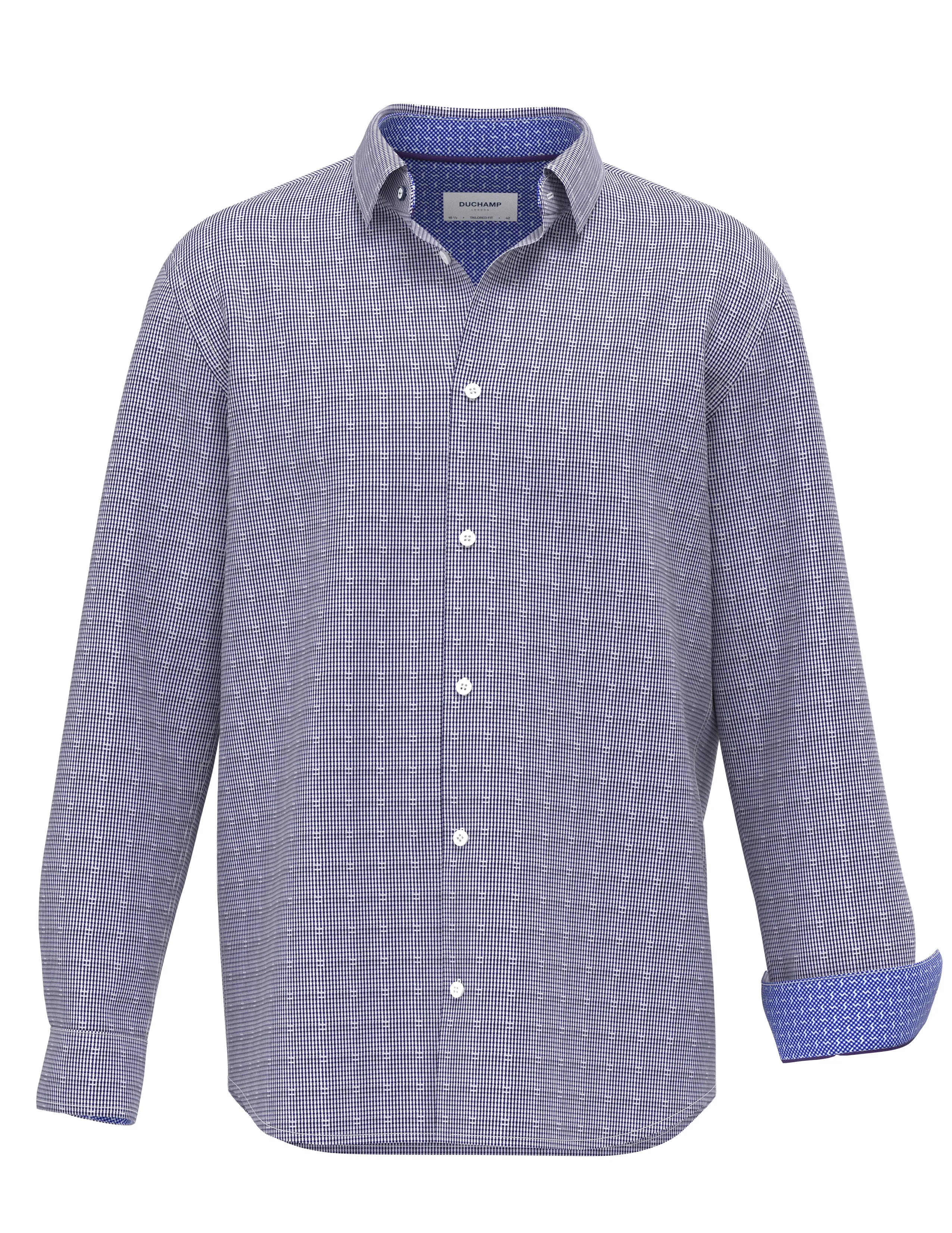Duchamp London Fancy Neat Dress Shirt
