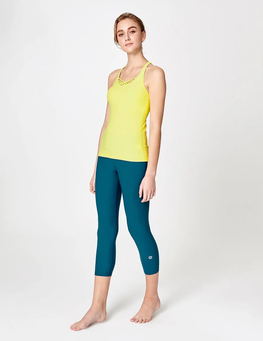 easyoga LA-VEDA Bravo Tank - Y05 Lime Yellow