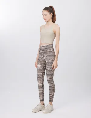 easyoga LESPIRO Galaxy Cropped Tank - C9 Light Brown