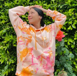 Electric Pink Tie Dye Hoodie