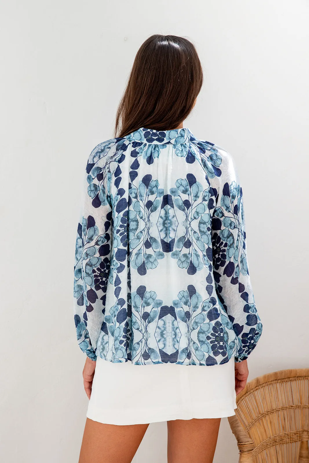 Eloise Button Up - Blue