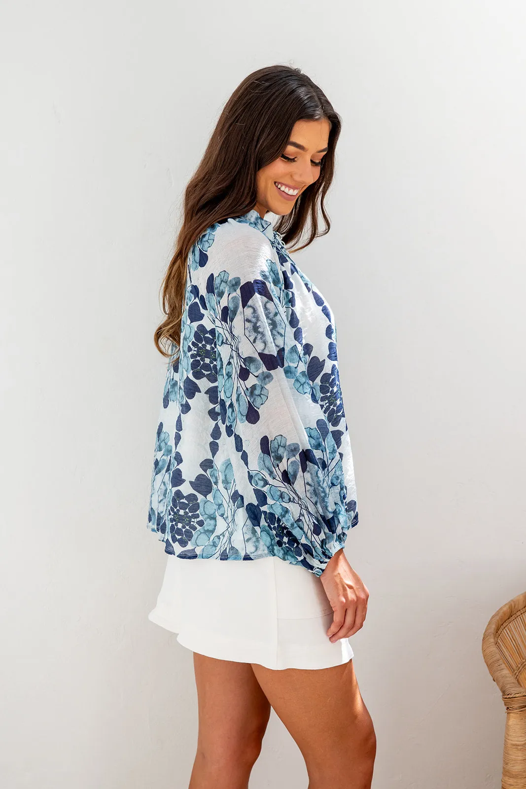 Eloise Button Up - Blue