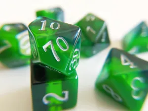 Emerald Birthday – 7 Piece Dice Set
