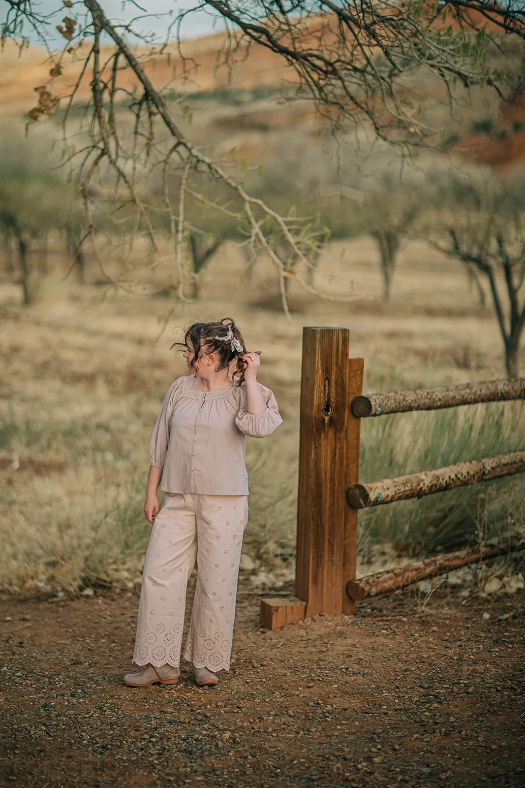 Emily blouse - Oatmeal