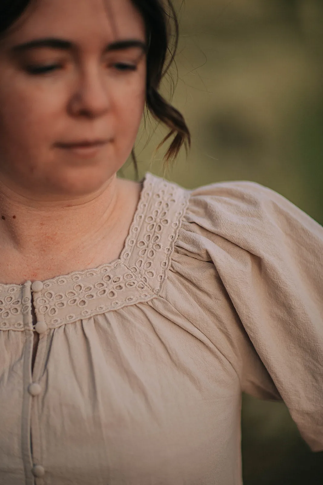 Emily blouse - Oatmeal