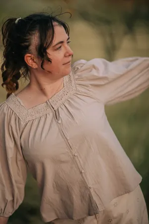 Emily blouse - Oatmeal