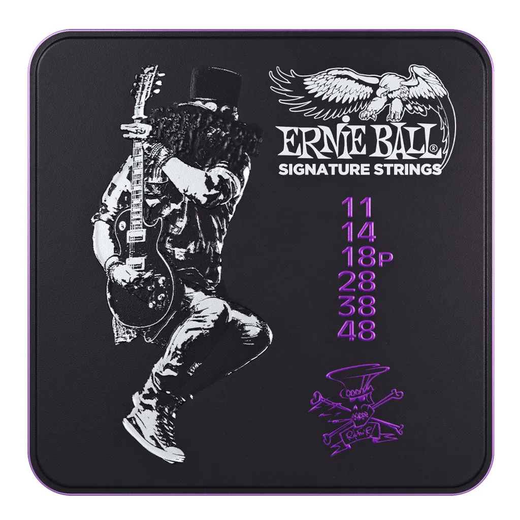 Ernie Ball Limited Edition Slash String Set 11-48 - 3 Pack W/Collectors Tin | Strings | P03820