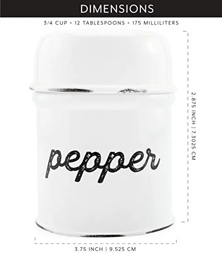 Farmhouse Salt and Pepper Shaker Set