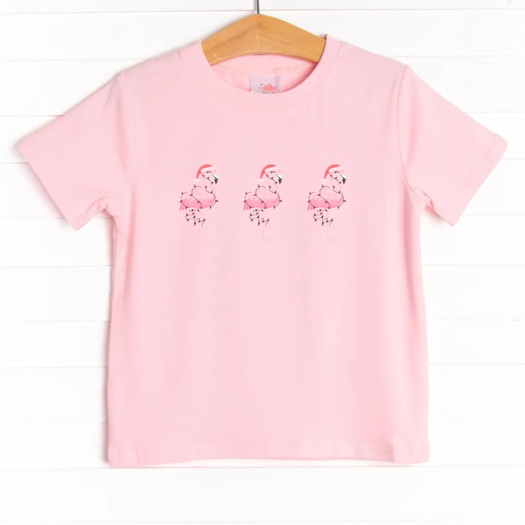 Festive Flamingos Graphic Tee