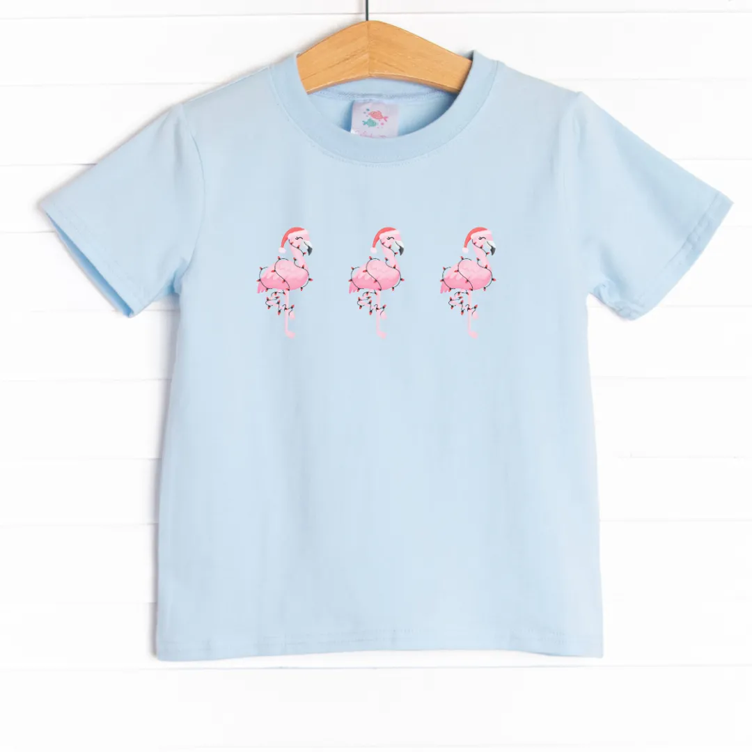 Festive Flamingos Graphic Tee