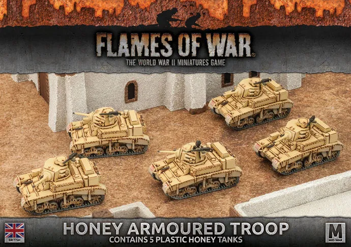 Flames of War: Desert Rats Honey Armoured Troop