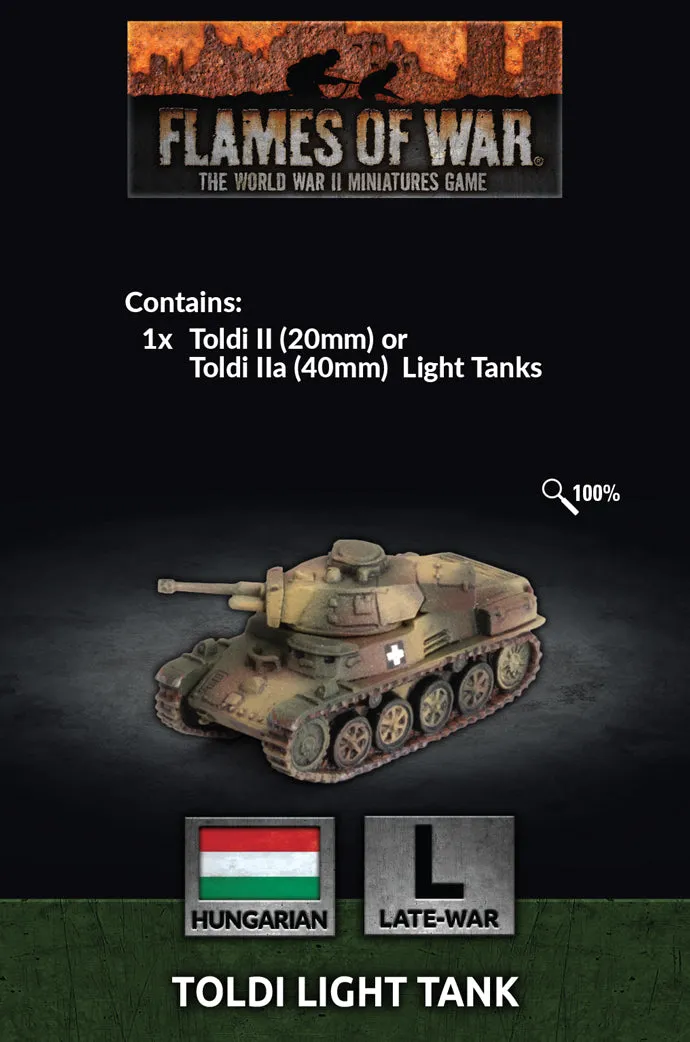Flames of War: Hungarian Toldi Light Tank