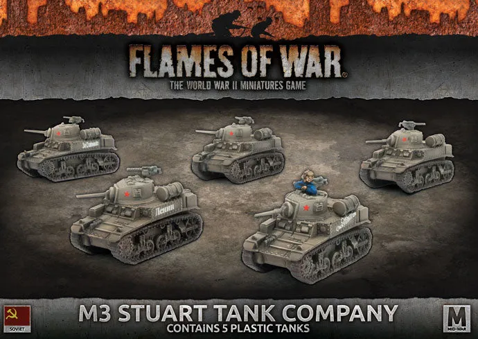 Flames of War: M3 Stuart Tank Company