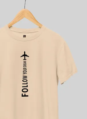 Follow Your Dreams Sandal Half Sleeve T-Shirt