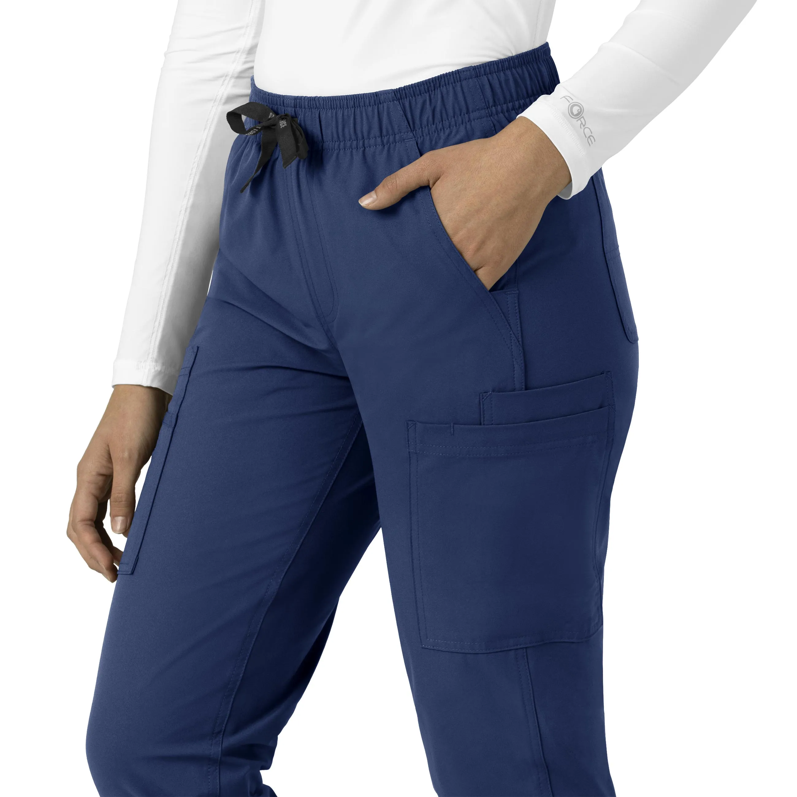 Force Essentials C51213 Straight Leg Scrub Pants Navy