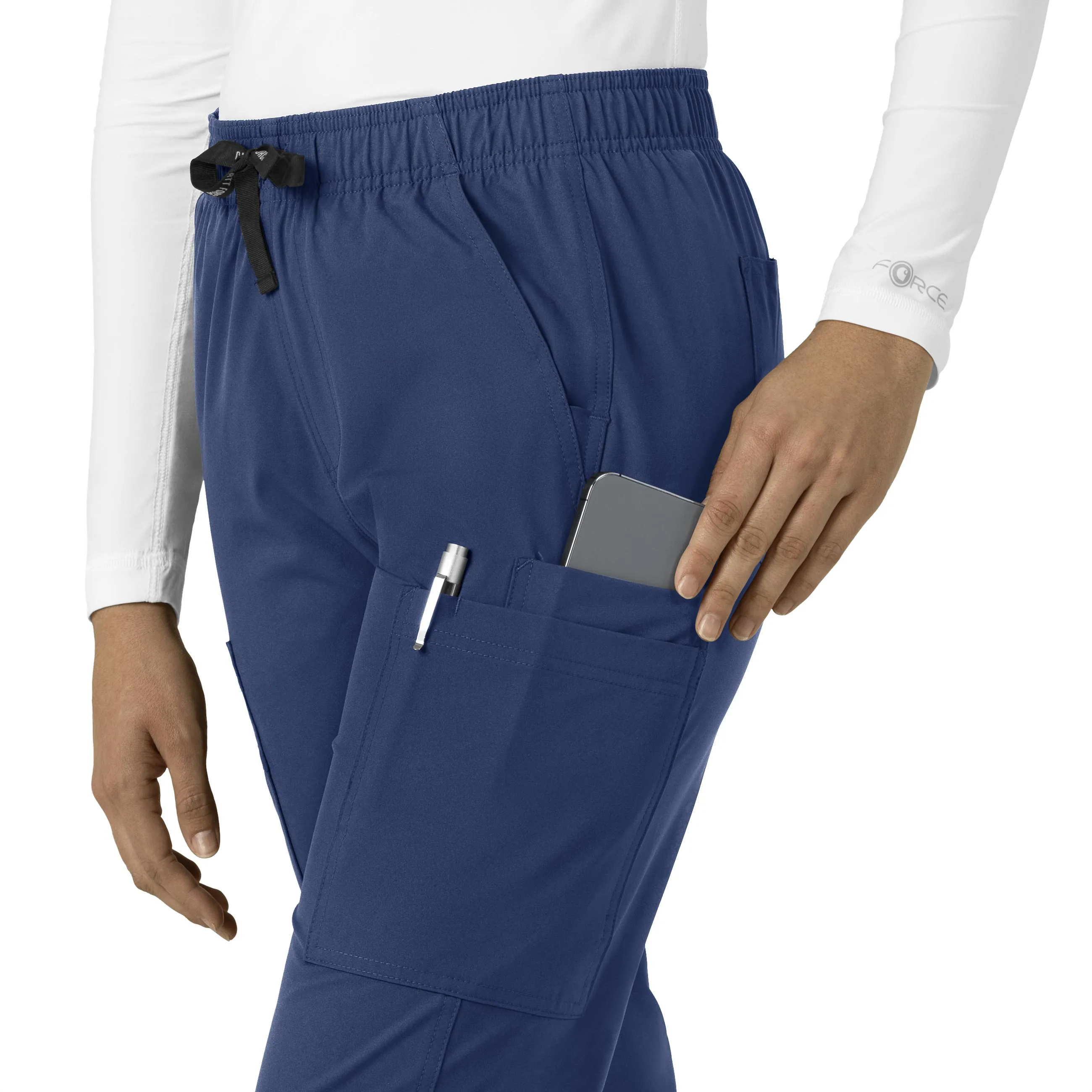 Force Essentials C51213 Straight Leg Scrub Pants Navy