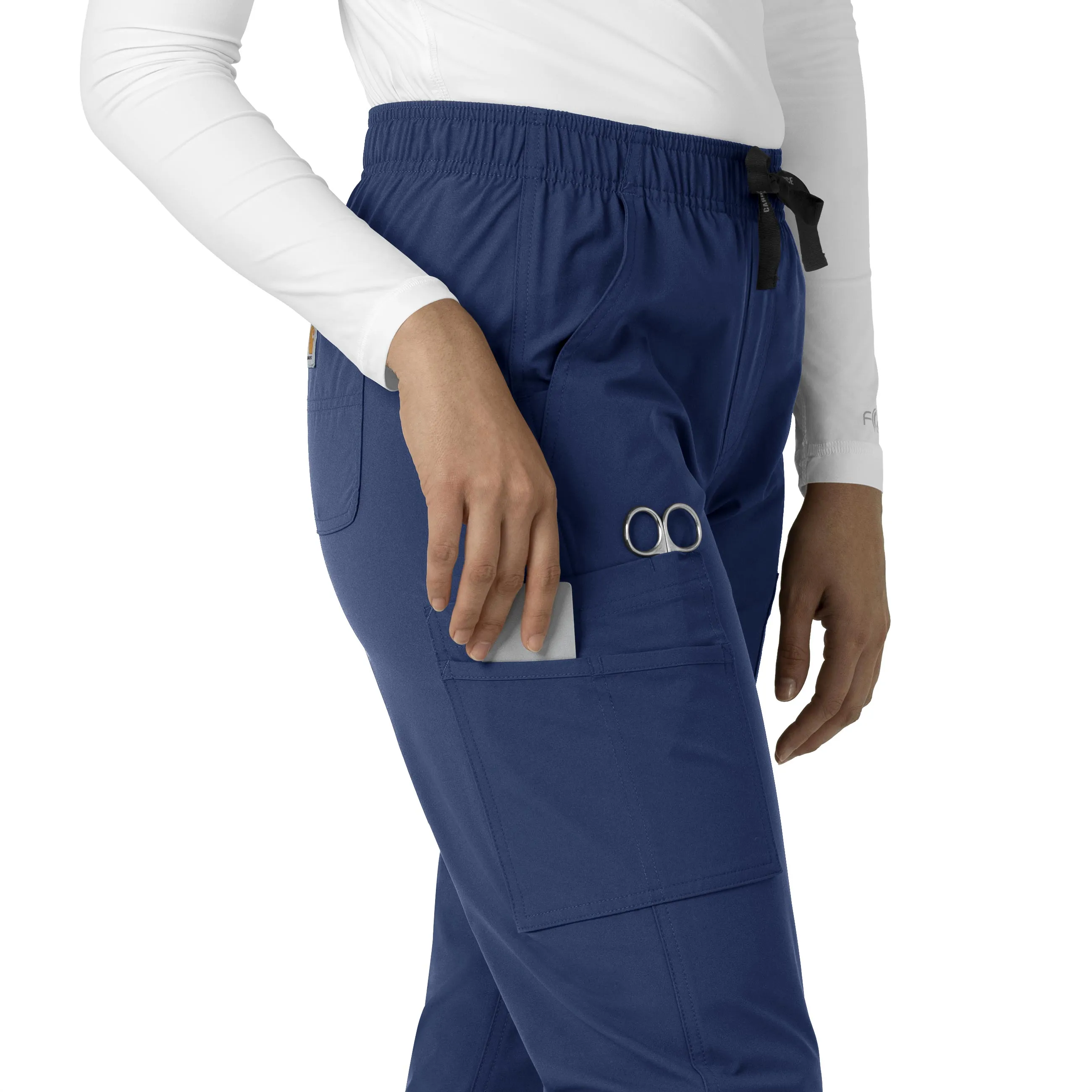 Force Essentials C51213 Straight Leg Scrub Pants Navy