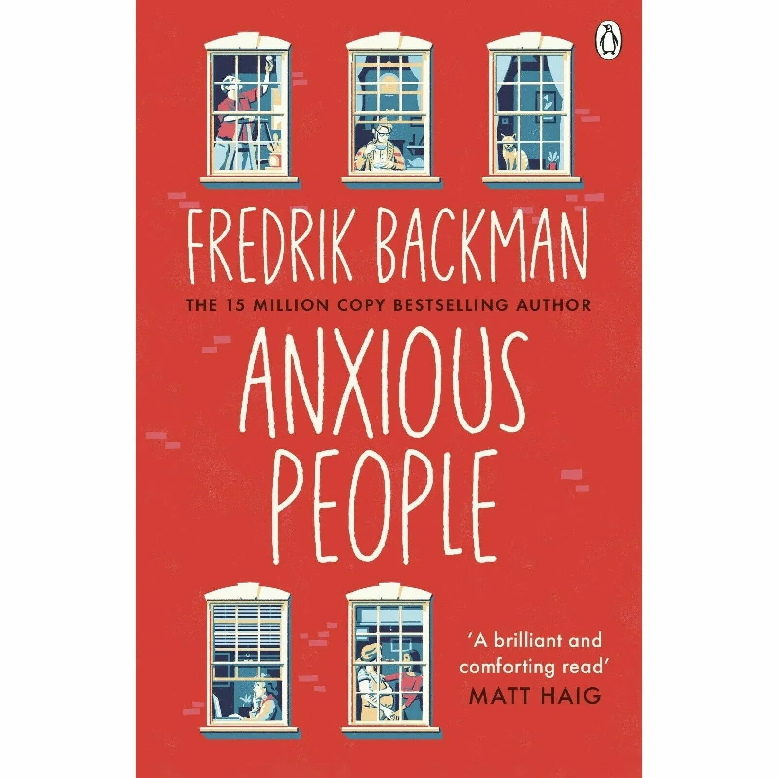 Fredrik Backman 4 Books Collection Set (Anxious People, Britt Marie, Man Called, My Grandmother)