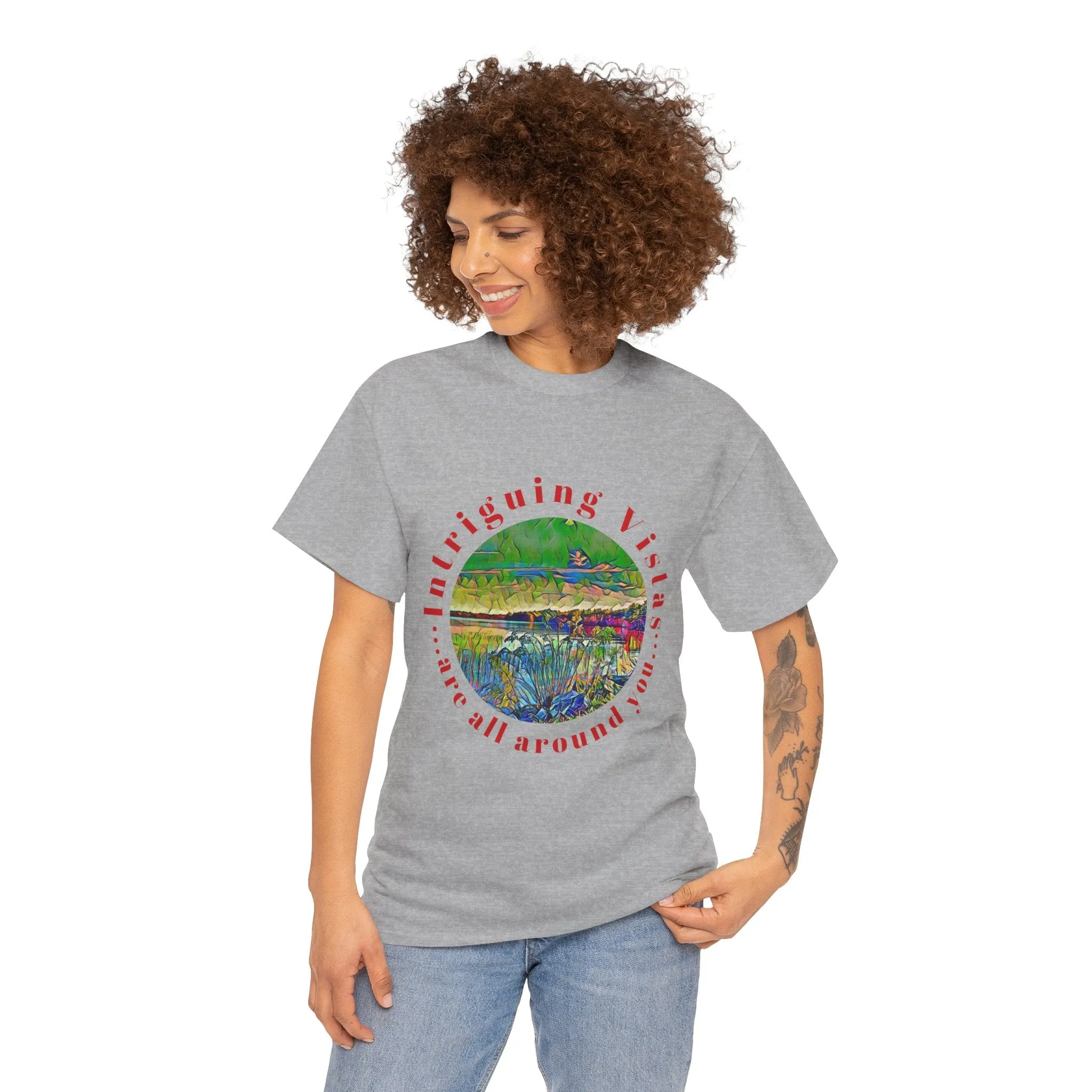 Gildan 5000 Unisex Adult Heavy Cotton Tee Available In Multiple Colors from the Scenery Series at Intriguing Vistas