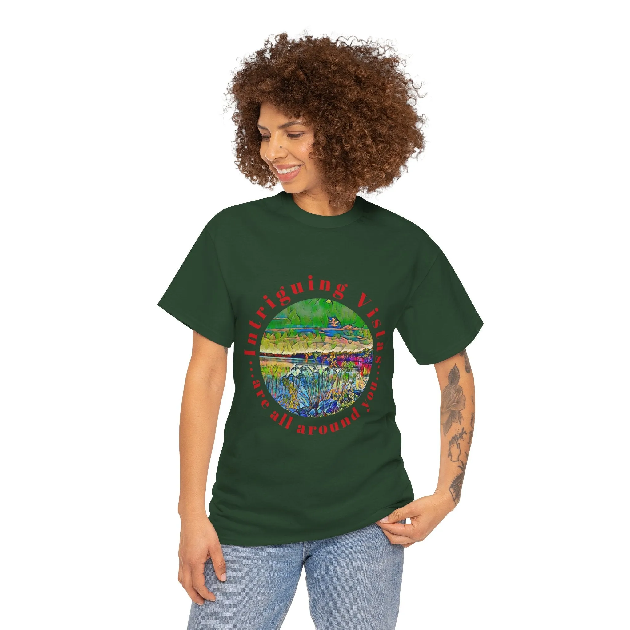 Gildan 5000 Unisex Adult Heavy Cotton Tee Available In Multiple Colors from the Scenery Series at Intriguing Vistas