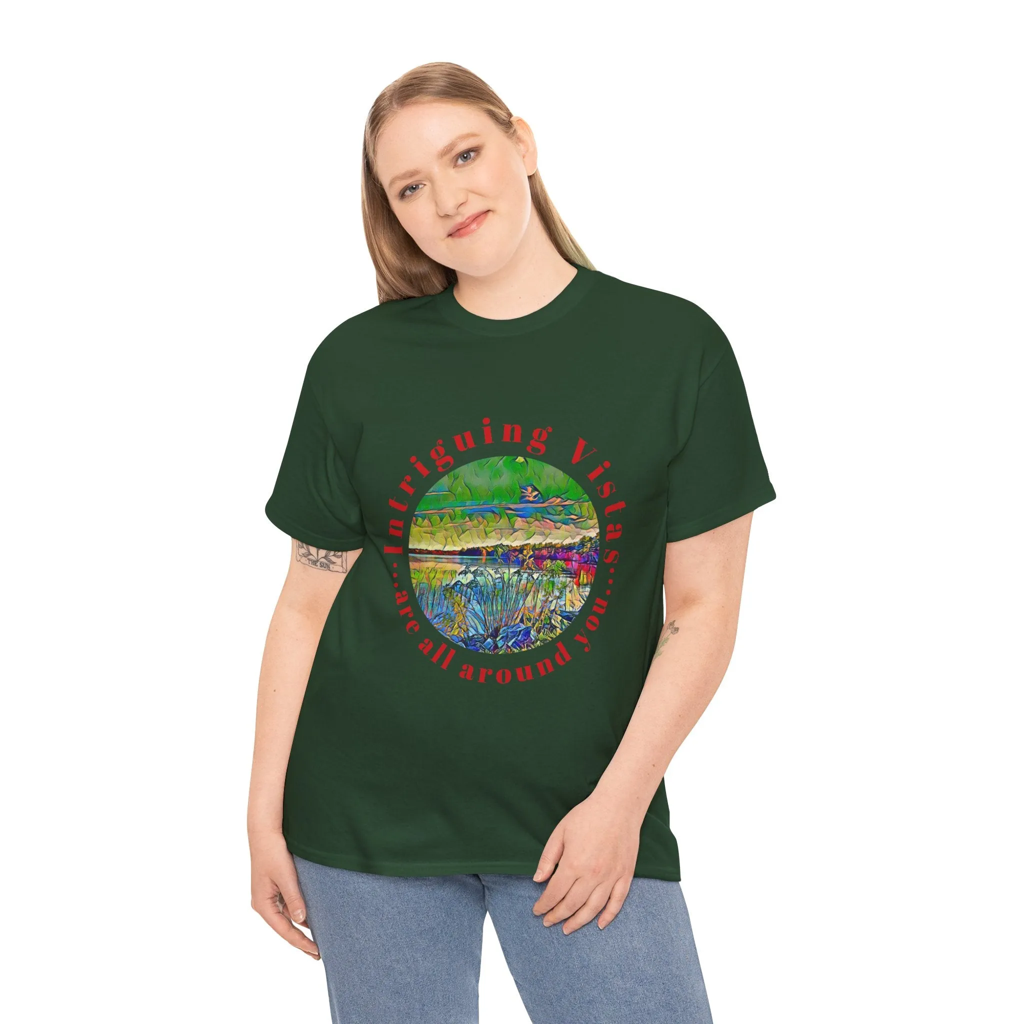 Gildan 5000 Unisex Adult Heavy Cotton Tee Available In Multiple Colors from the Scenery Series at Intriguing Vistas