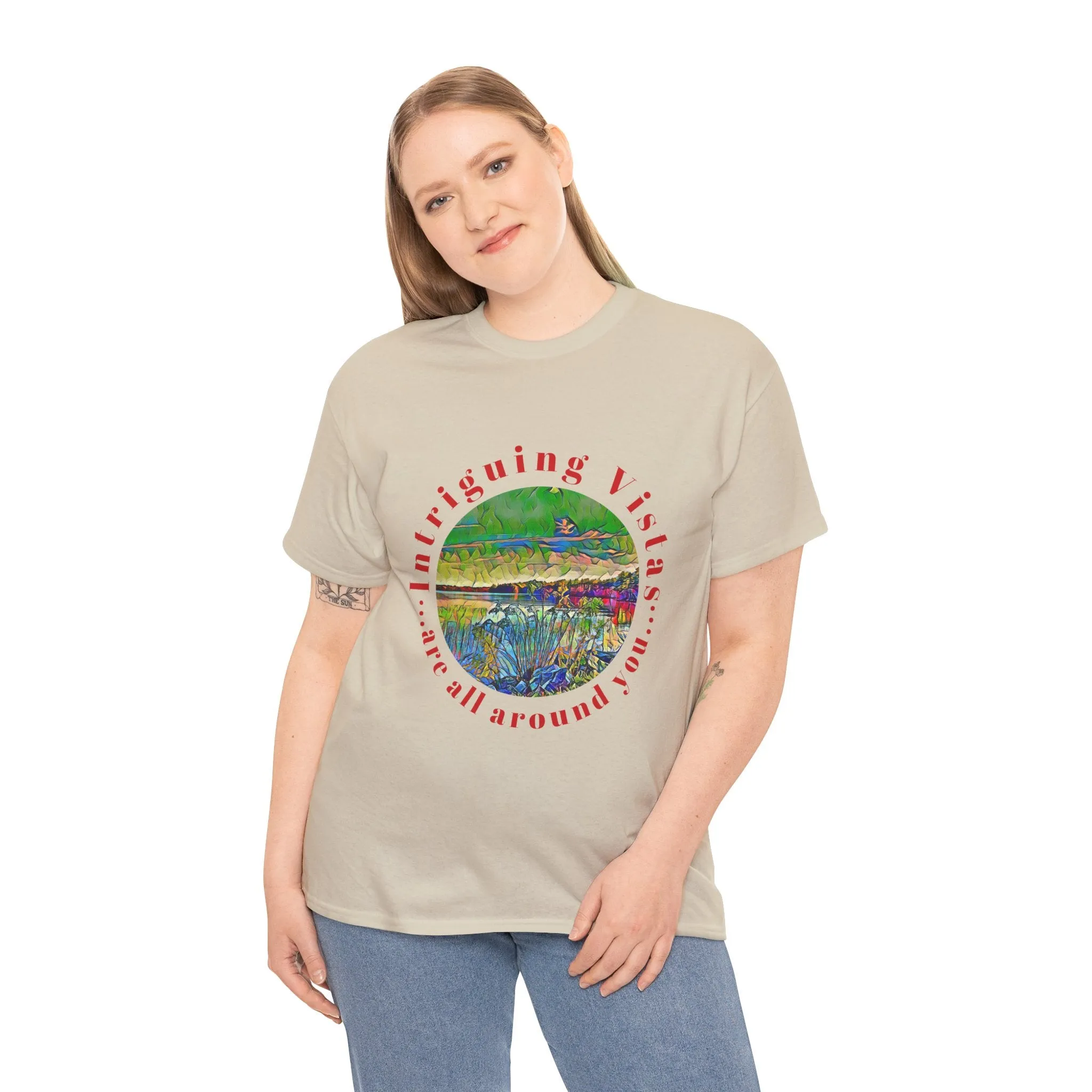 Gildan 5000 Unisex Adult Heavy Cotton Tee Available In Multiple Colors from the Scenery Series at Intriguing Vistas