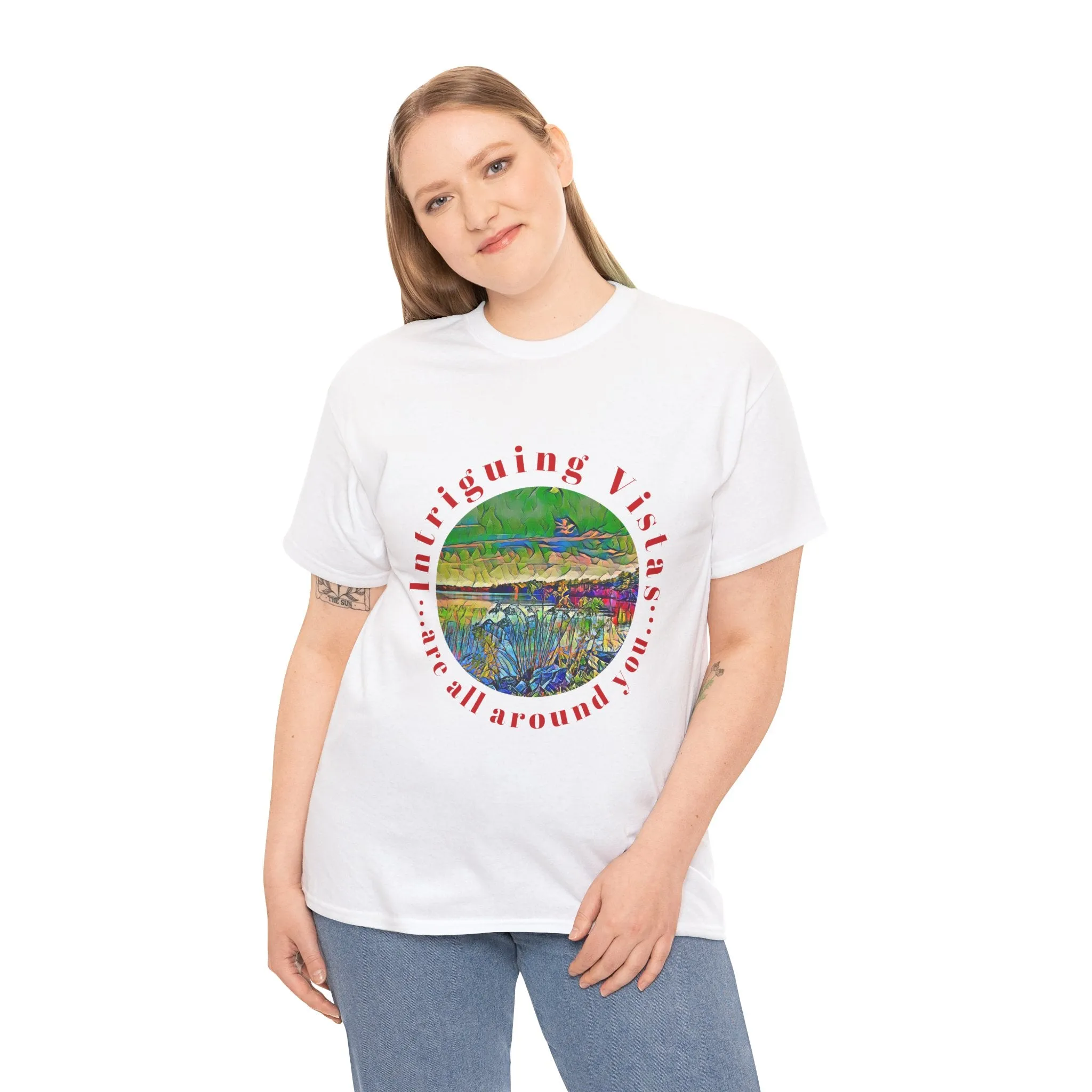 Gildan 5000 Unisex Adult Heavy Cotton Tee Available In Multiple Colors from the Scenery Series at Intriguing Vistas