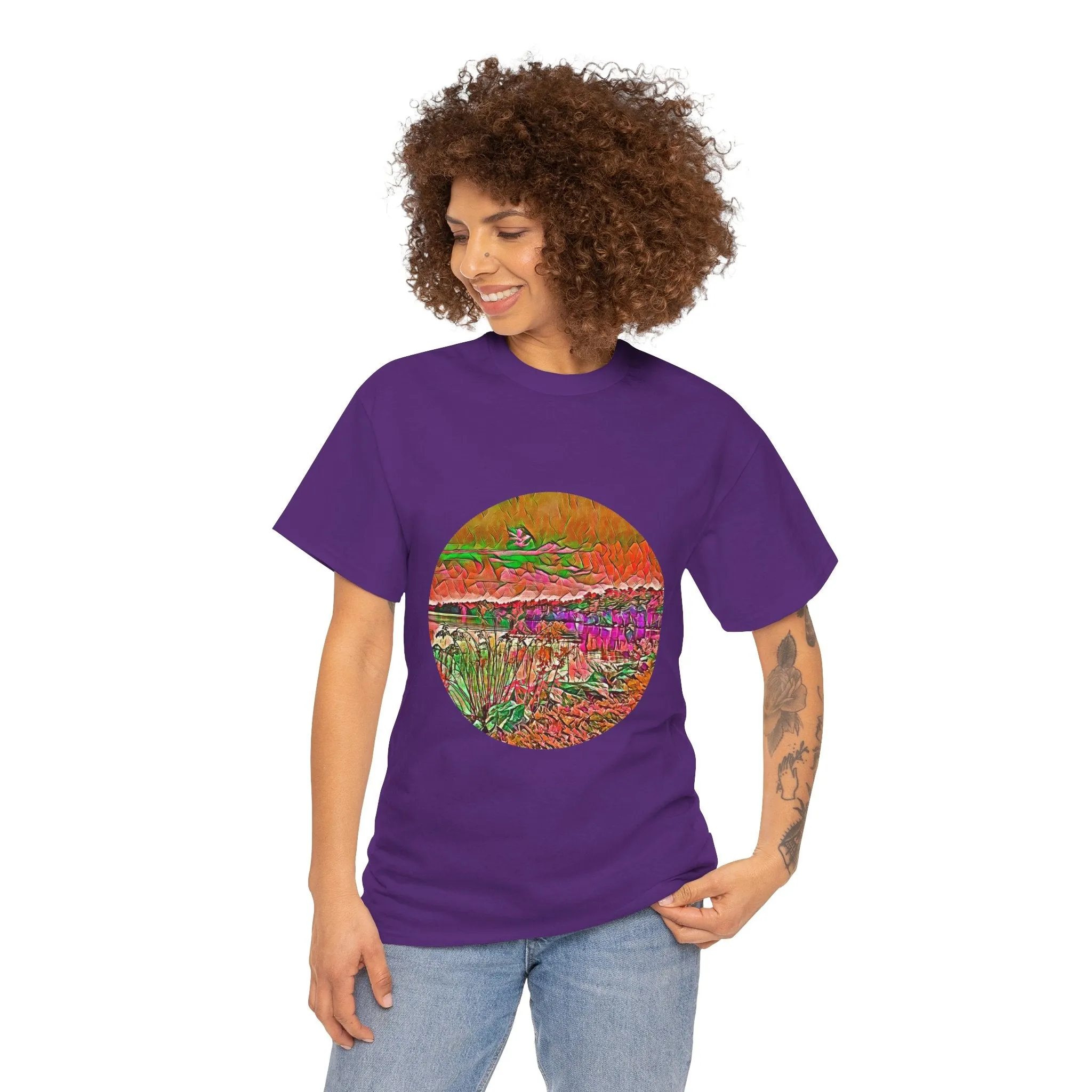 Gildan 5000 Unisex Adult Heavy Cotton Tee Available In Multiple Colors from the Scenery Series at Intriguing Vistas
