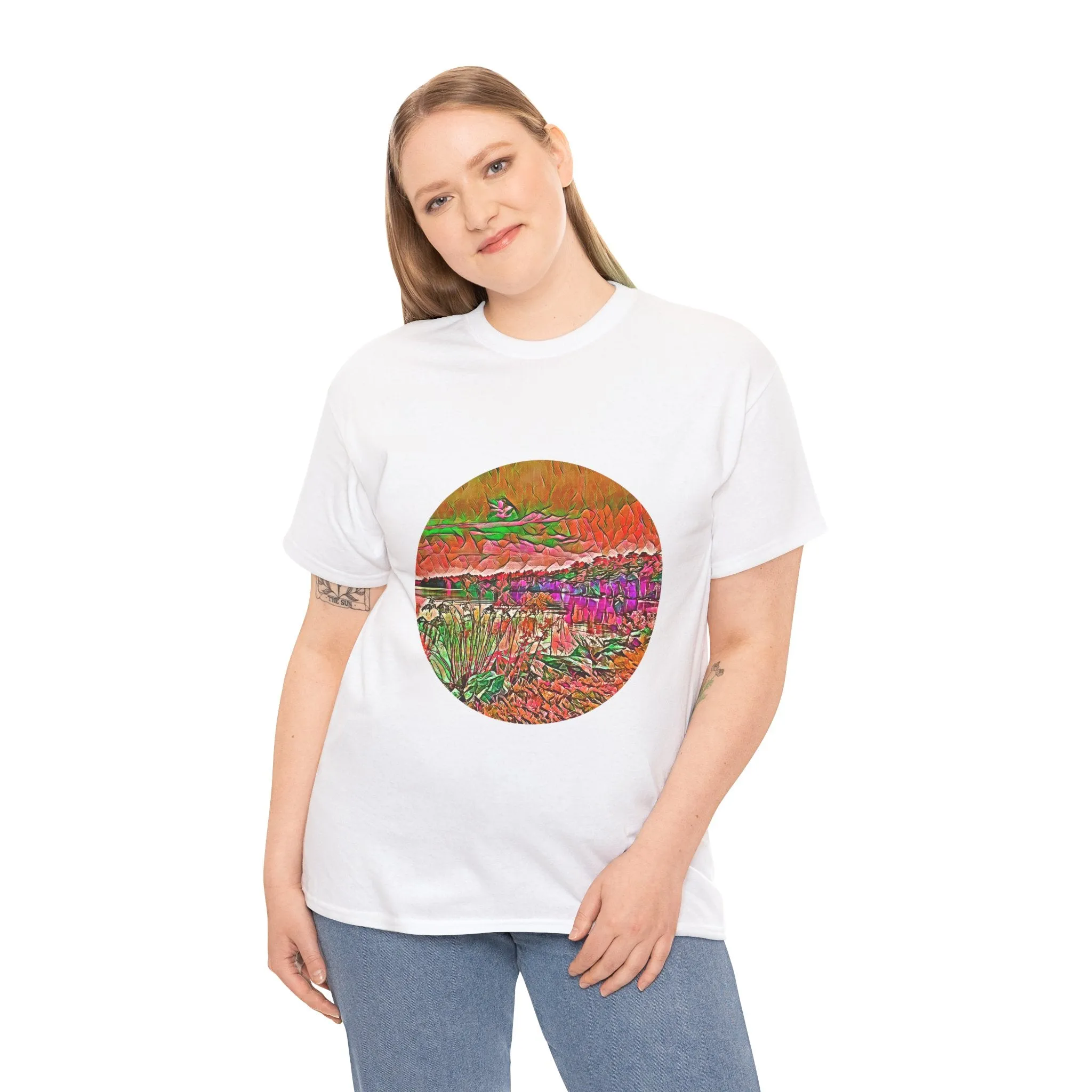 Gildan 5000 Unisex Adult Heavy Cotton Tee Available In Multiple Colors from the Scenery Series at Intriguing Vistas