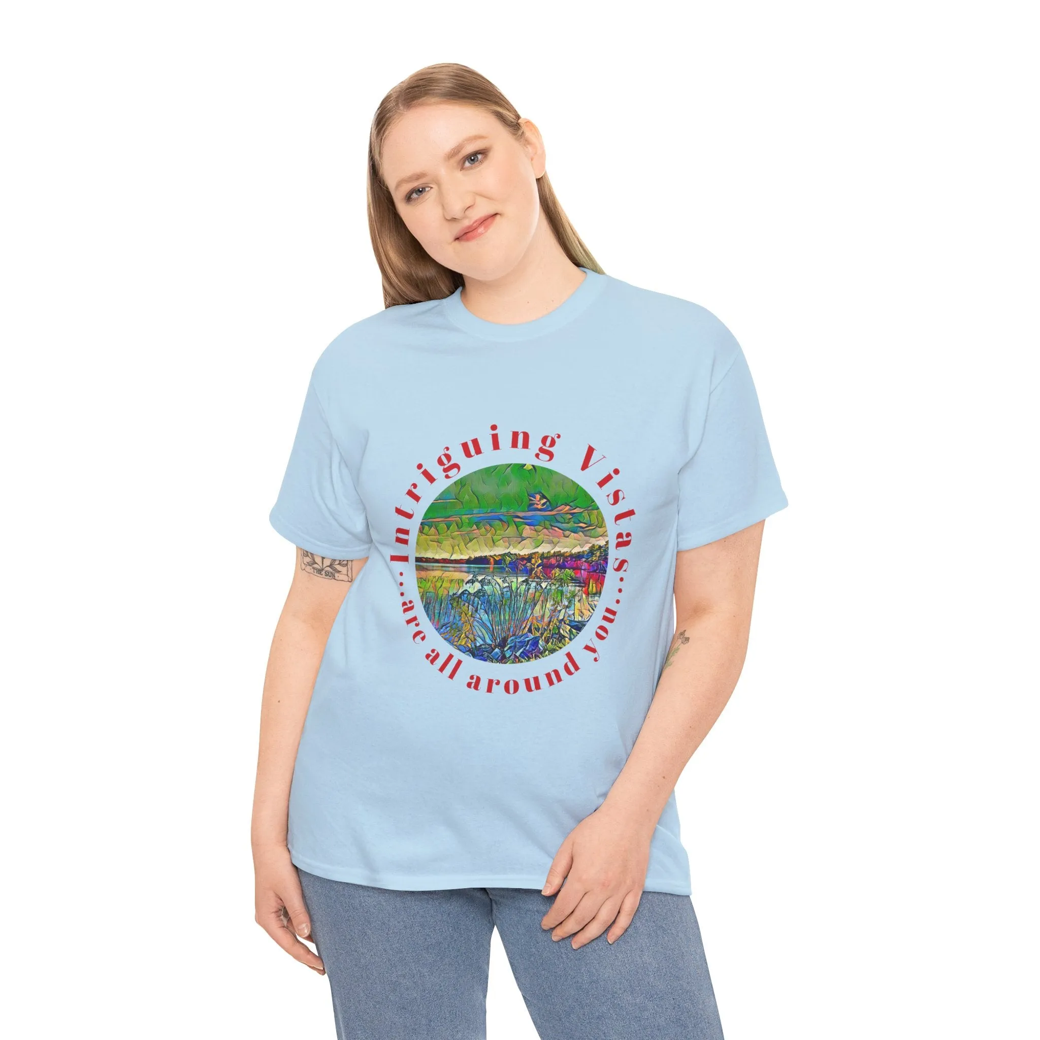 Gildan 5000 Unisex Adult Heavy Cotton Tee Available In Multiple Colors from the Scenery Series at Intriguing Vistas