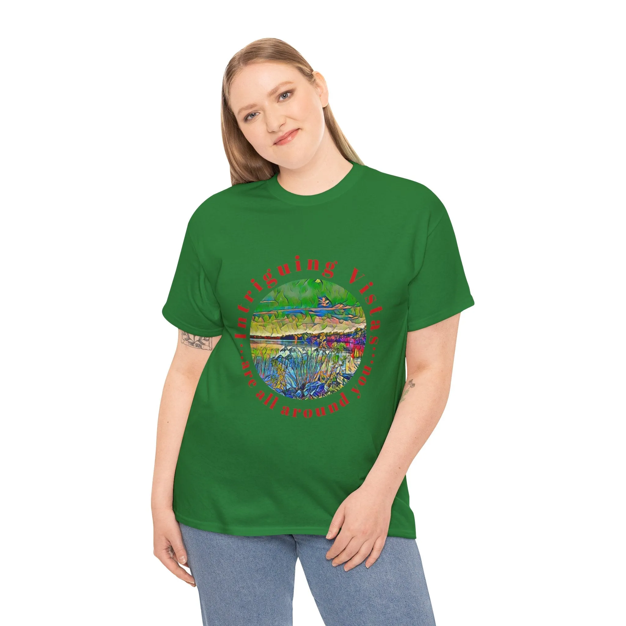 Gildan 5000 Unisex Adult Heavy Cotton Tee Available In Multiple Colors from the Scenery Series at Intriguing Vistas