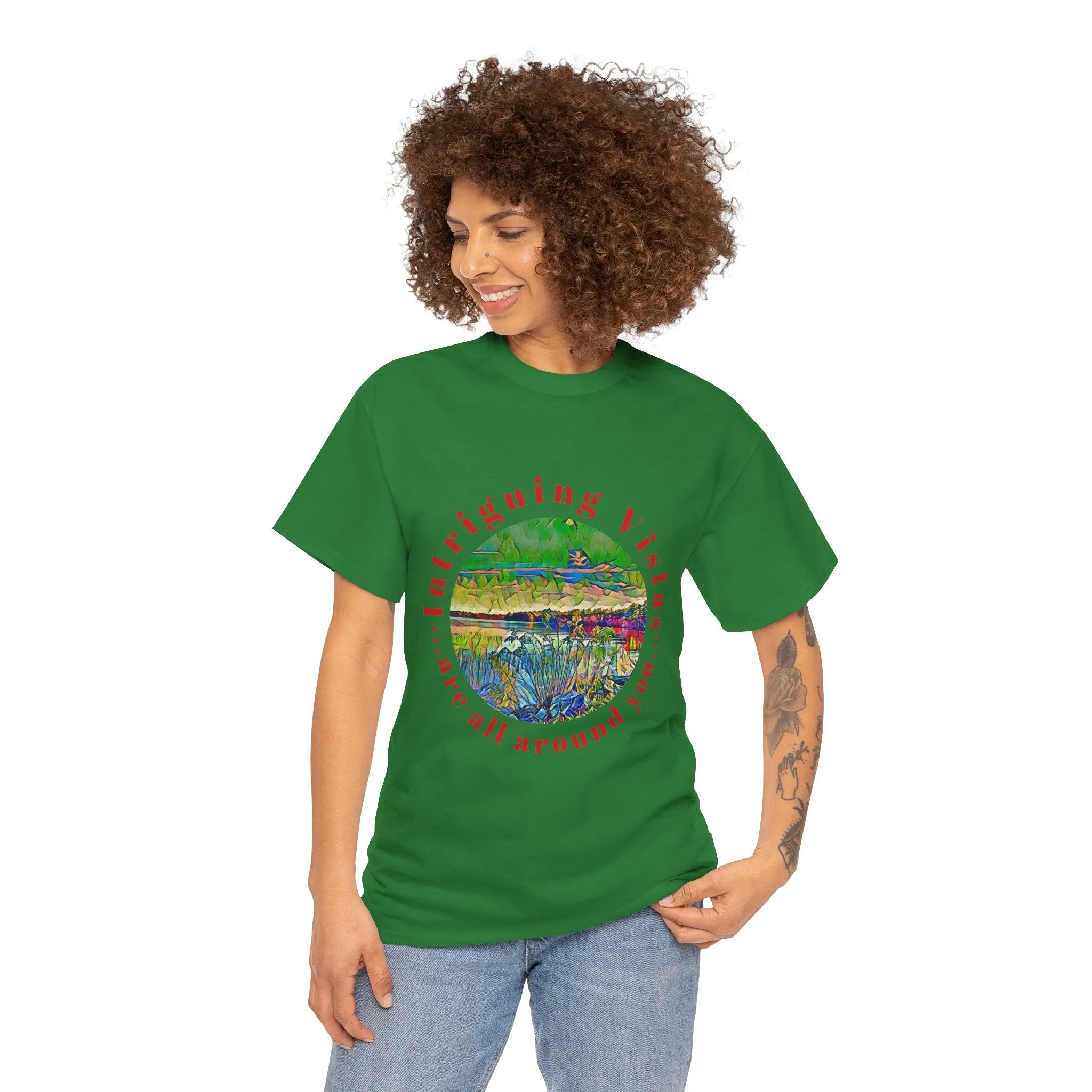 Gildan 5000 Unisex Adult Heavy Cotton Tee Available In Multiple Colors from the Scenery Series at Intriguing Vistas