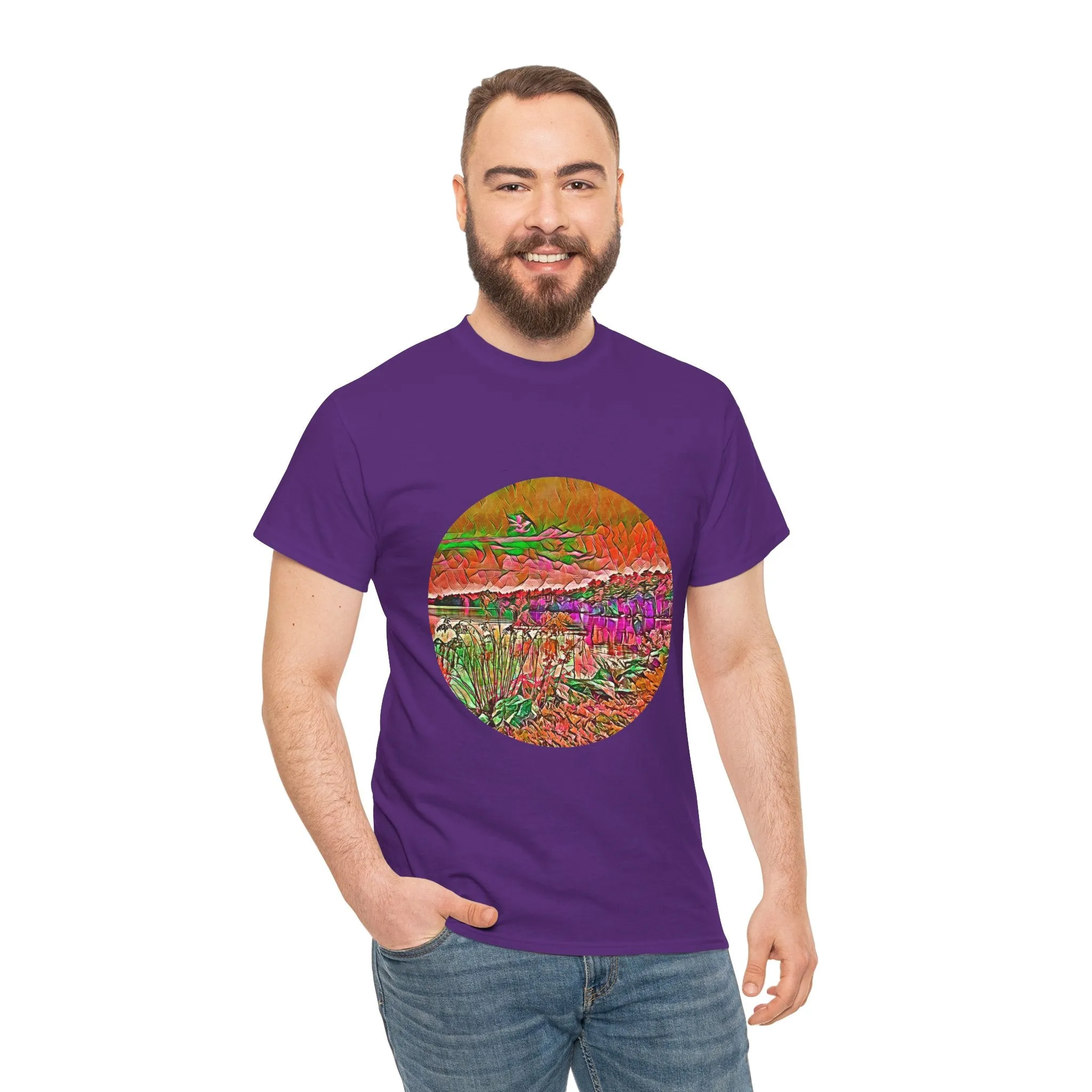 Gildan 5000 Unisex Adult Heavy Cotton Tee Available In Multiple Colors from the Scenery Series at Intriguing Vistas