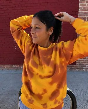 Gold Crush Tie Dye Crewneck
