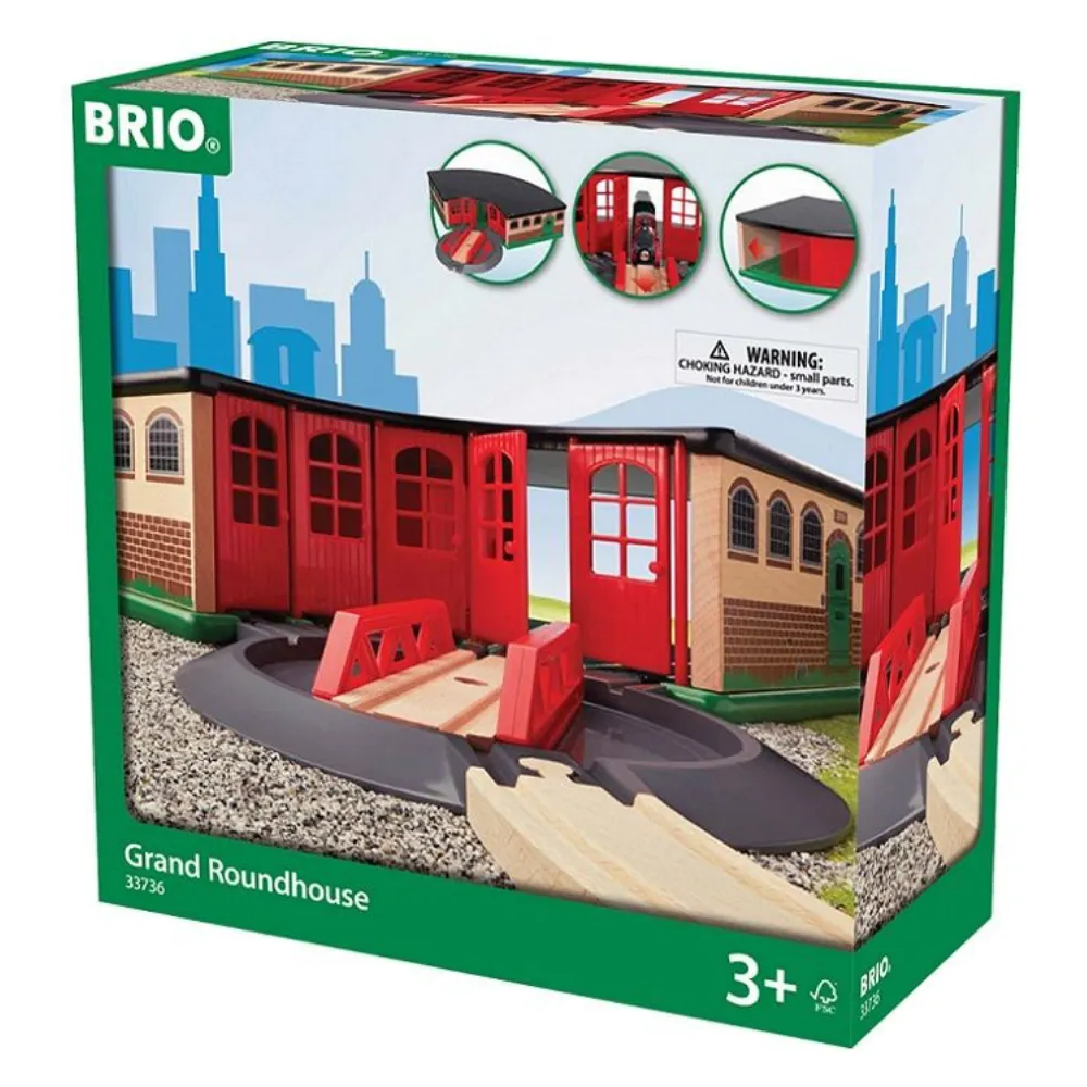 GRAND ROUNDHOUSE, 3 PIECES