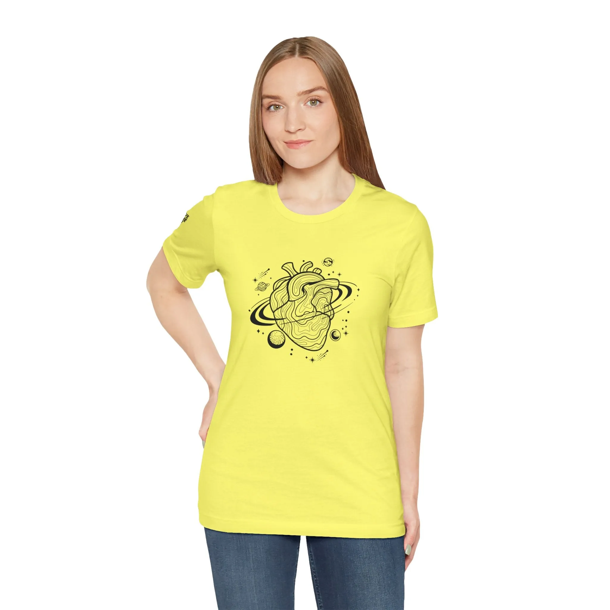 Gravitational Heart - Unisex Jersey Short Sleeve Tee