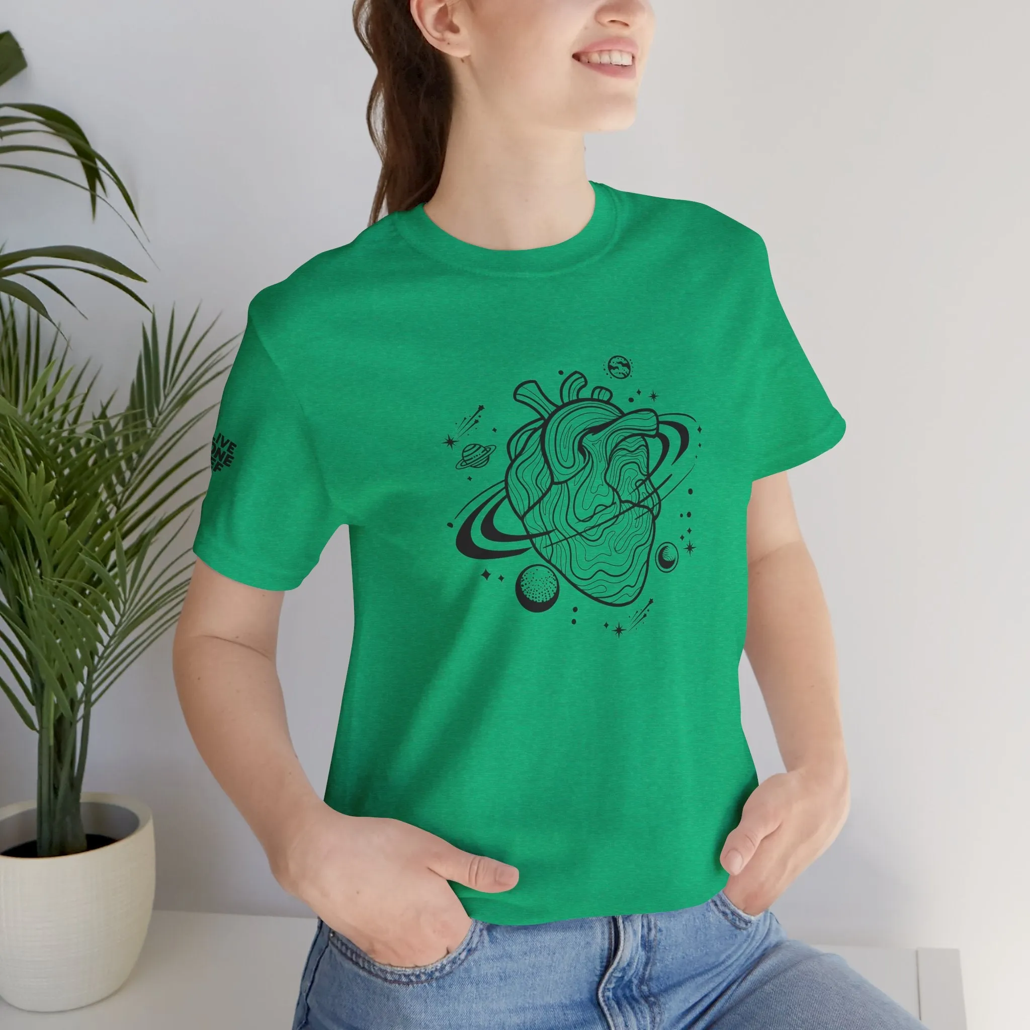Gravitational Heart - Unisex Jersey Short Sleeve Tee