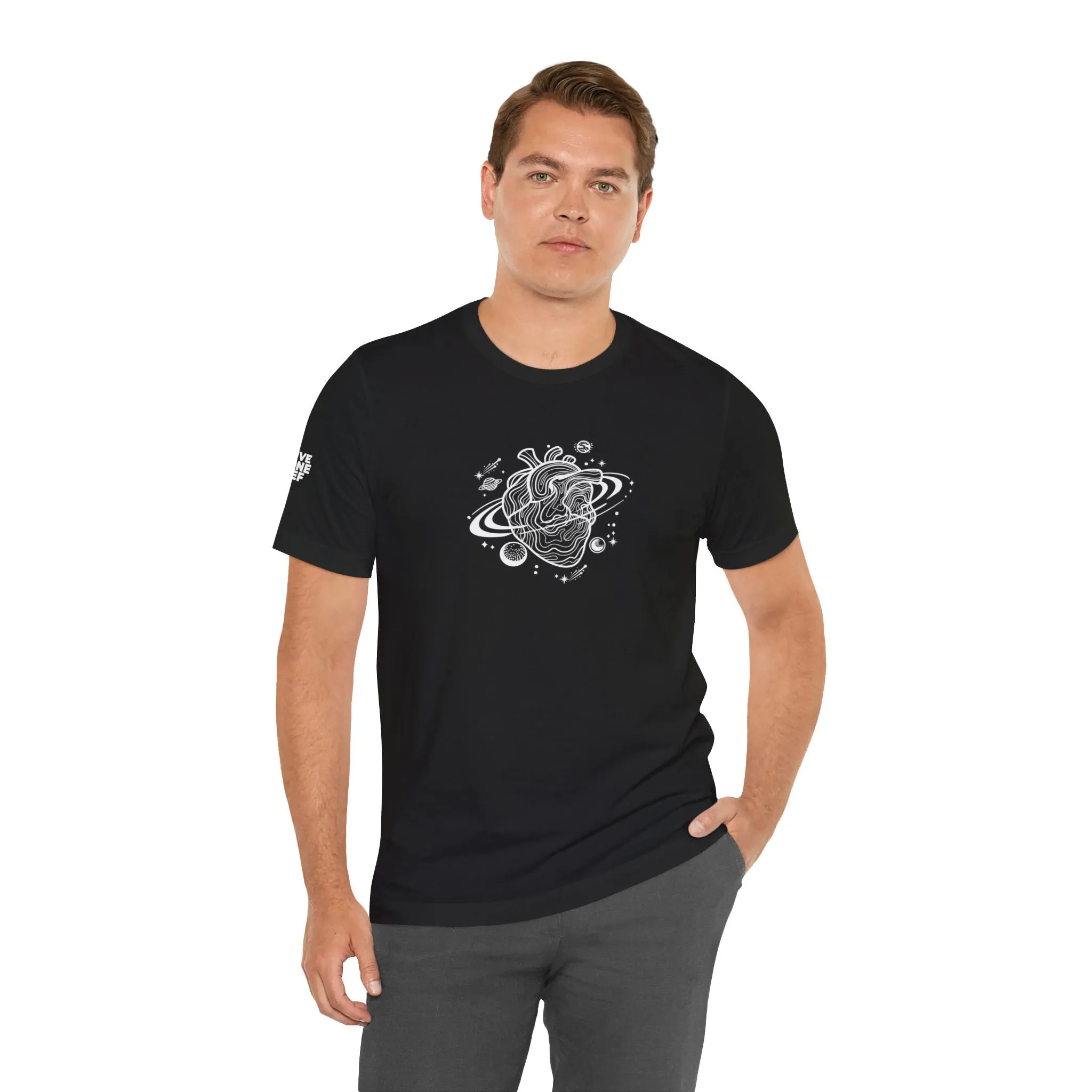 Gravitational Heart - Unisex Jersey Short Sleeve Tee