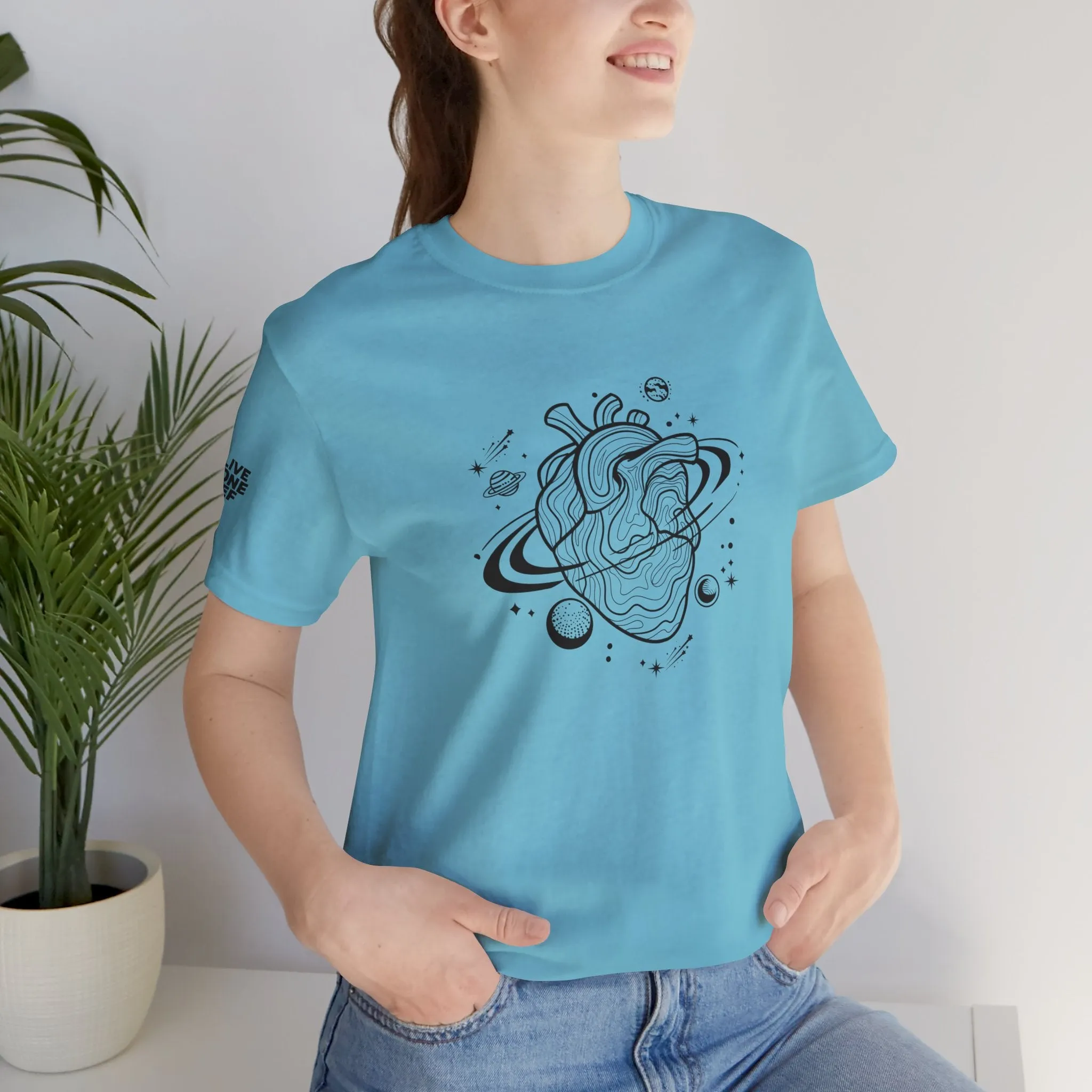 Gravitational Heart - Unisex Jersey Short Sleeve Tee