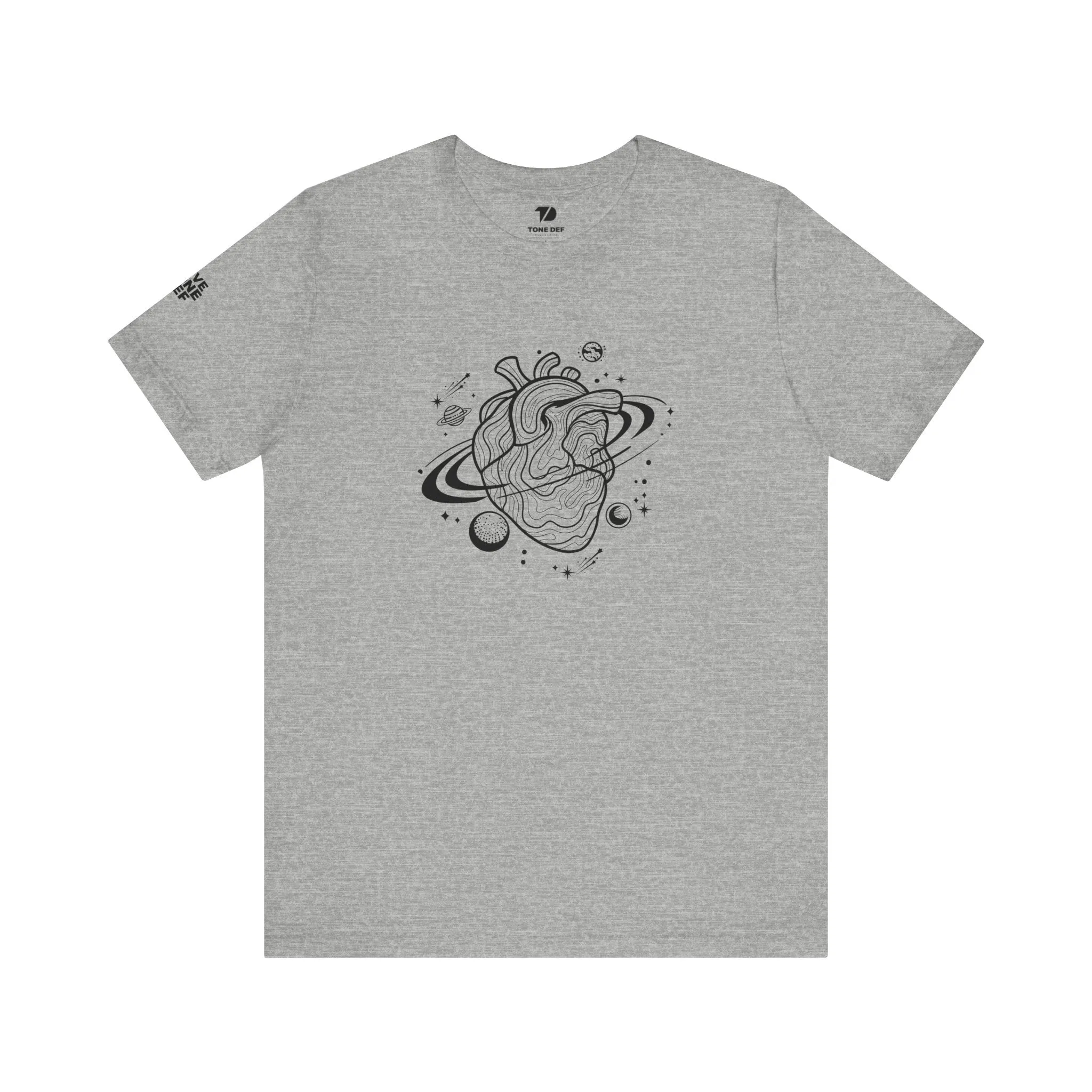 Gravitational Heart - Unisex Jersey Short Sleeve Tee