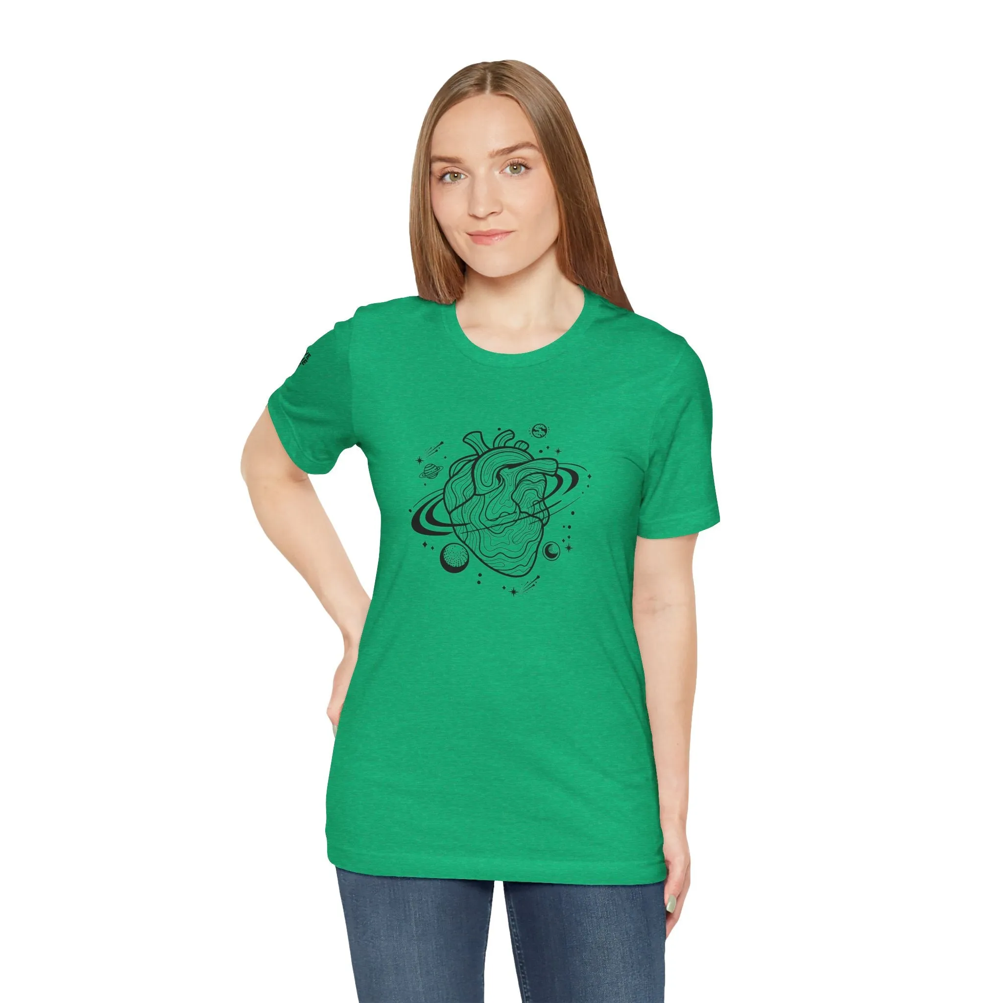 Gravitational Heart - Unisex Jersey Short Sleeve Tee