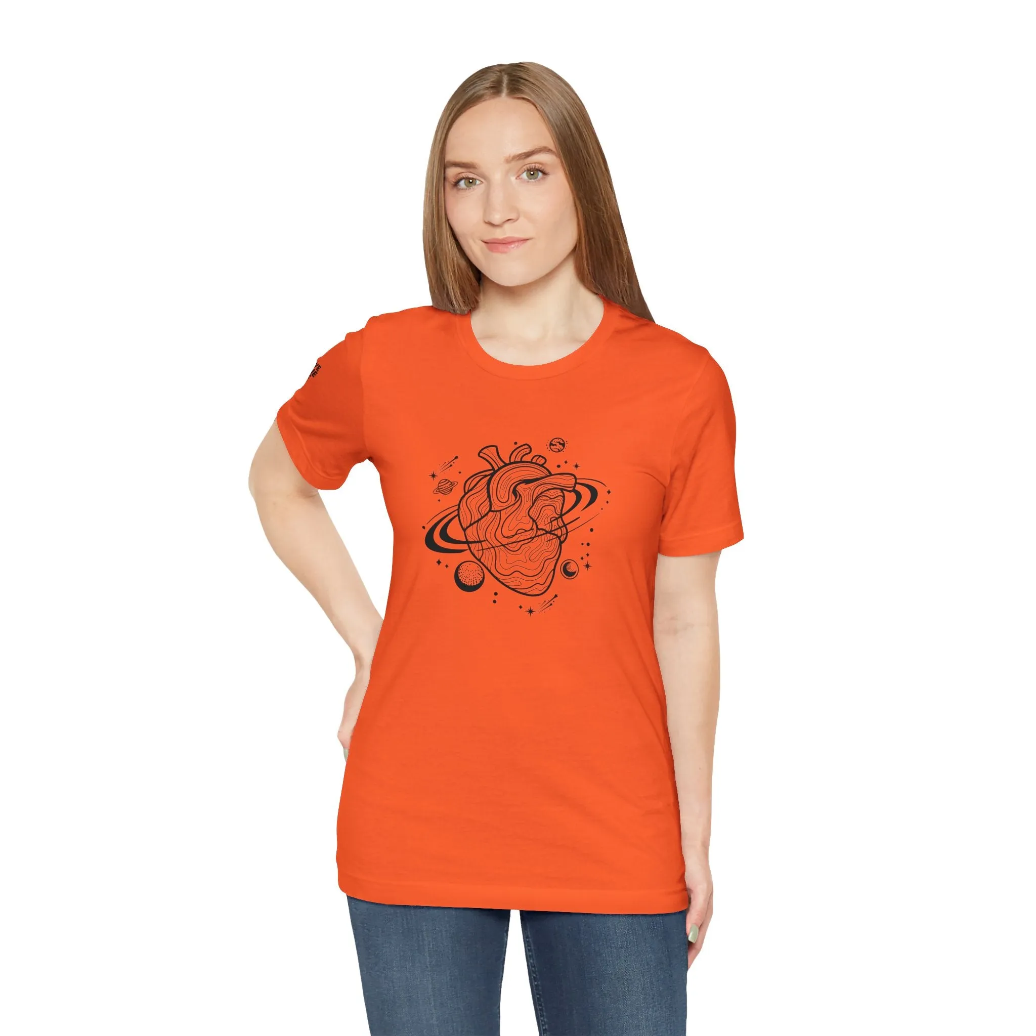 Gravitational Heart - Unisex Jersey Short Sleeve Tee