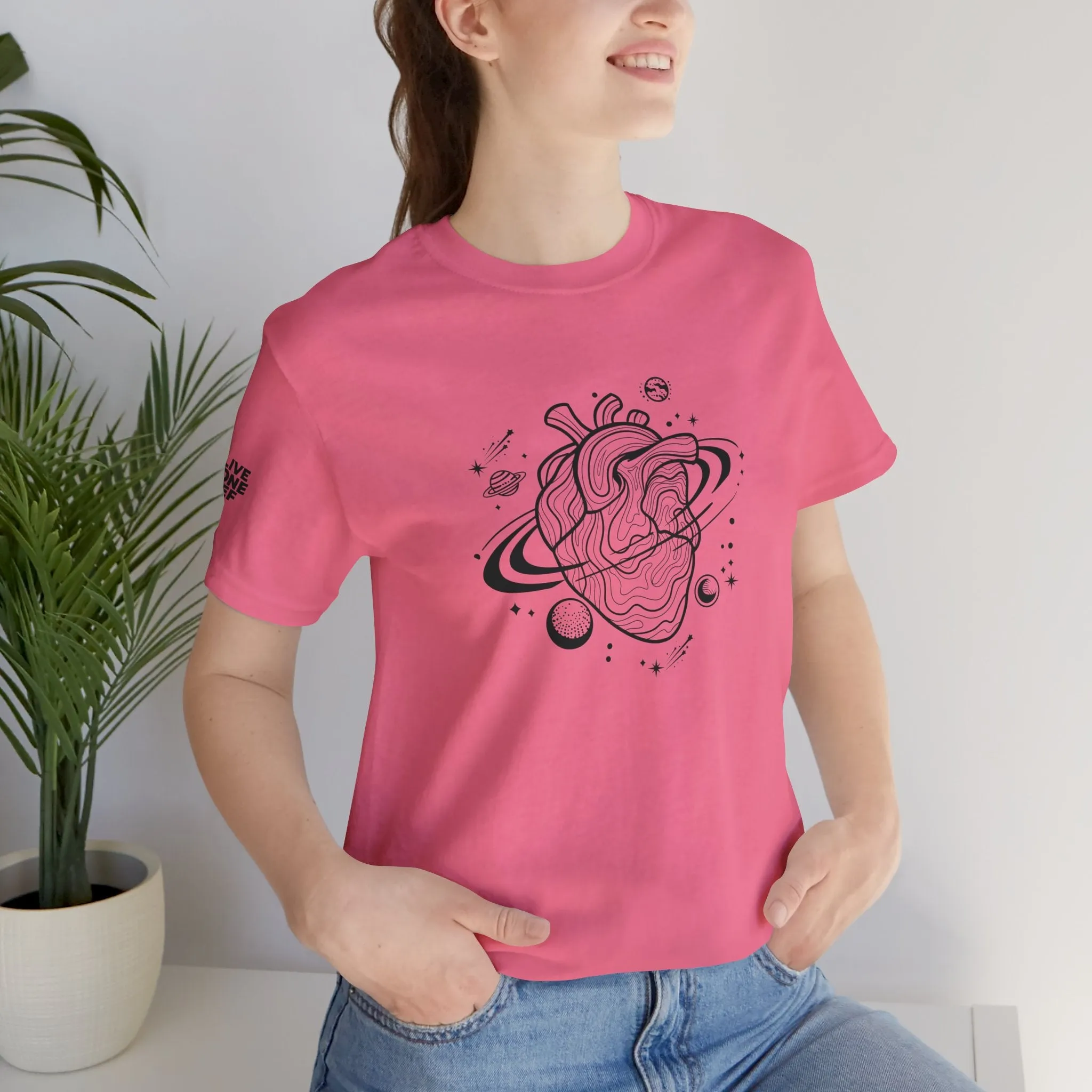 Gravitational Heart - Unisex Jersey Short Sleeve Tee